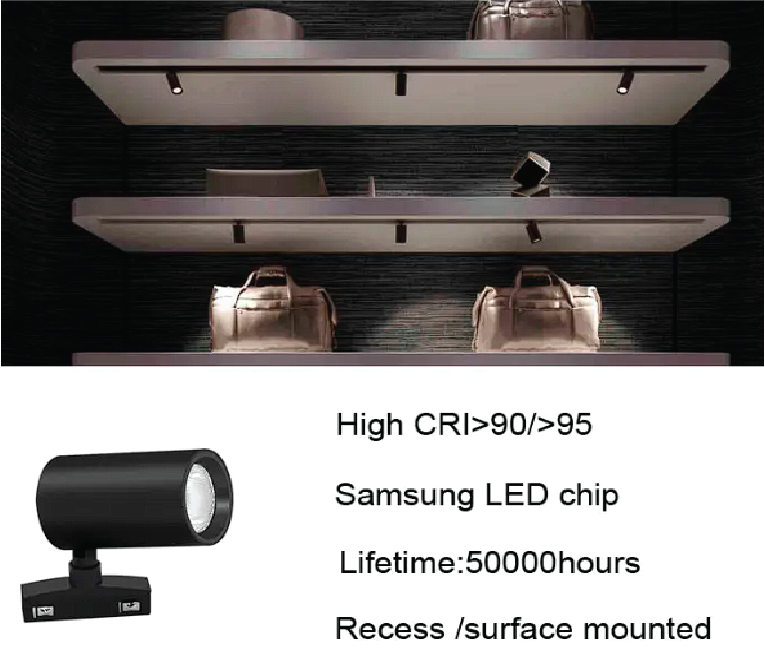 MiniLed Magnetic Tracklight for showcase